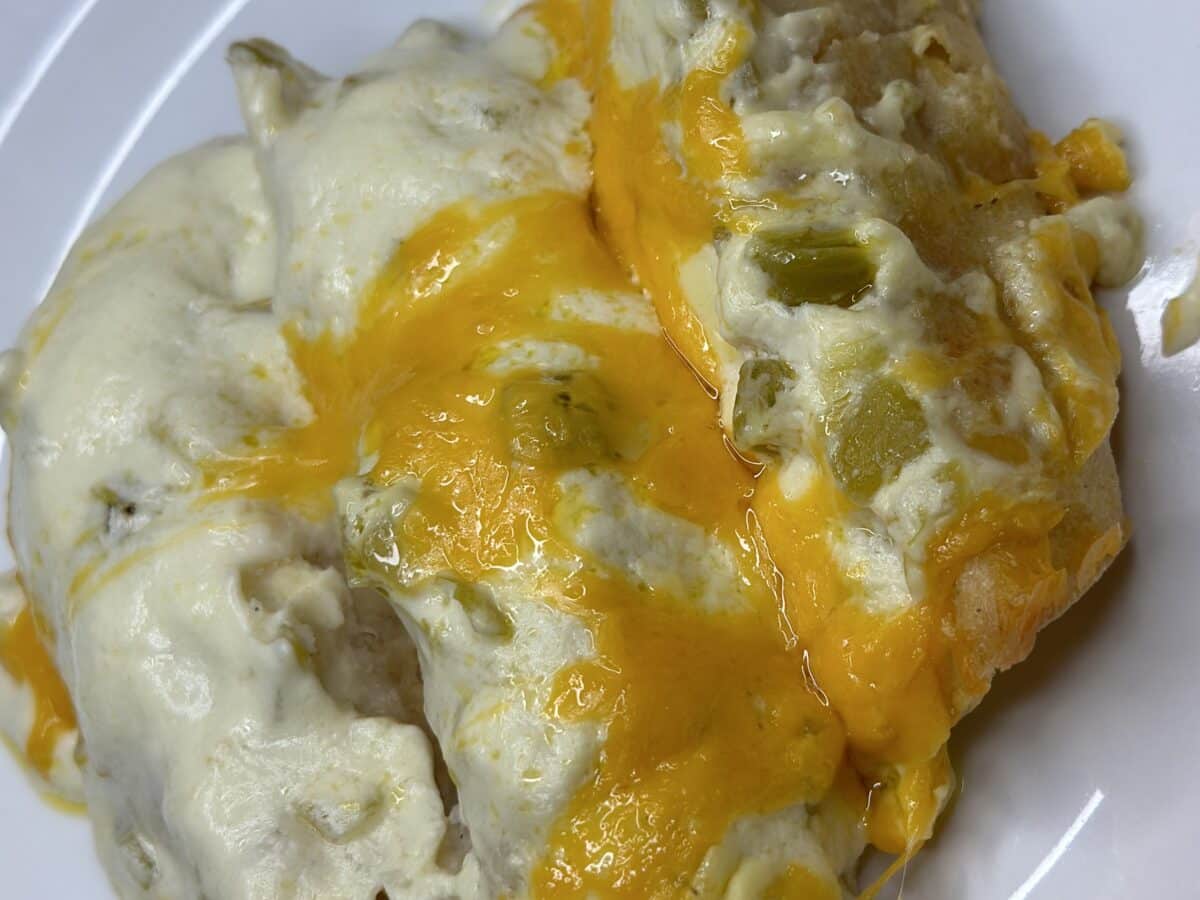 Creamy Chicken Enchiladas